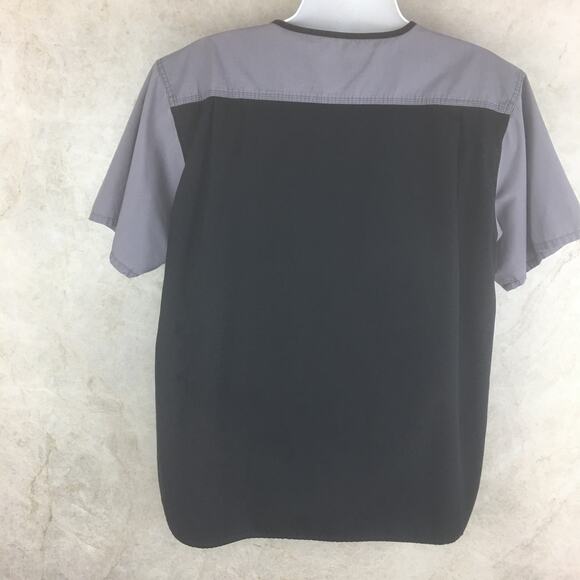 Carhartt Black & Gray Scrub Top Men's Size L - Picture 14 of 15
